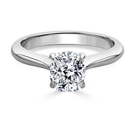 Classic Cushion Cut Solitaire Engagement Ring *setting only